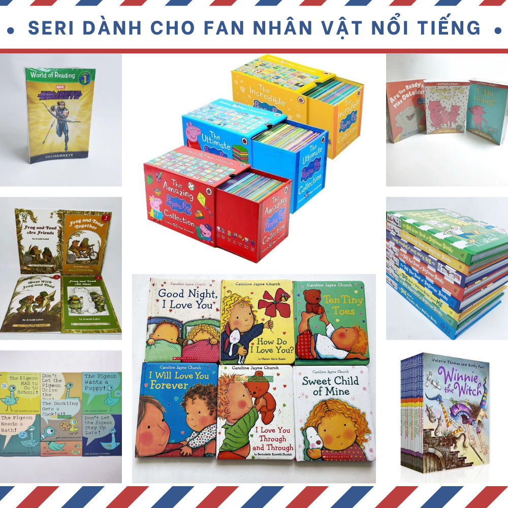 Bút chấm đọc tiếng Anh thông minh Lala - Đọc 120+ bộ sách tiếng Anh như Razkids, Oxford read and discover, Usborne library, Peppa Pig 28 Seri dành cho Fan Nhân vật nổi tiếng