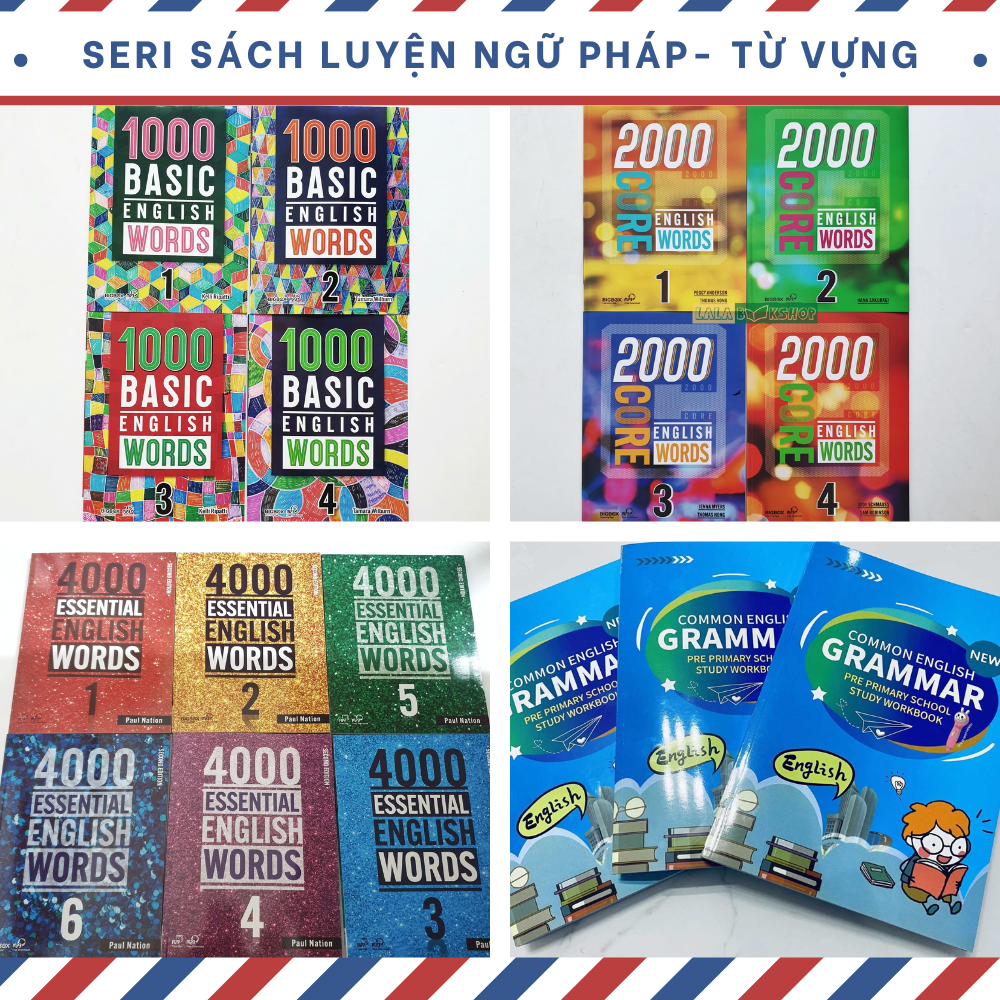 Bút chấm đọc tiếng Anh thông minh Lala - Đọc 120+ bộ sách tiếng Anh như Razkids, Oxford read and discover, Usborne library, Peppa Pig 29 Sách luyện ngữ pháp- từ vựng