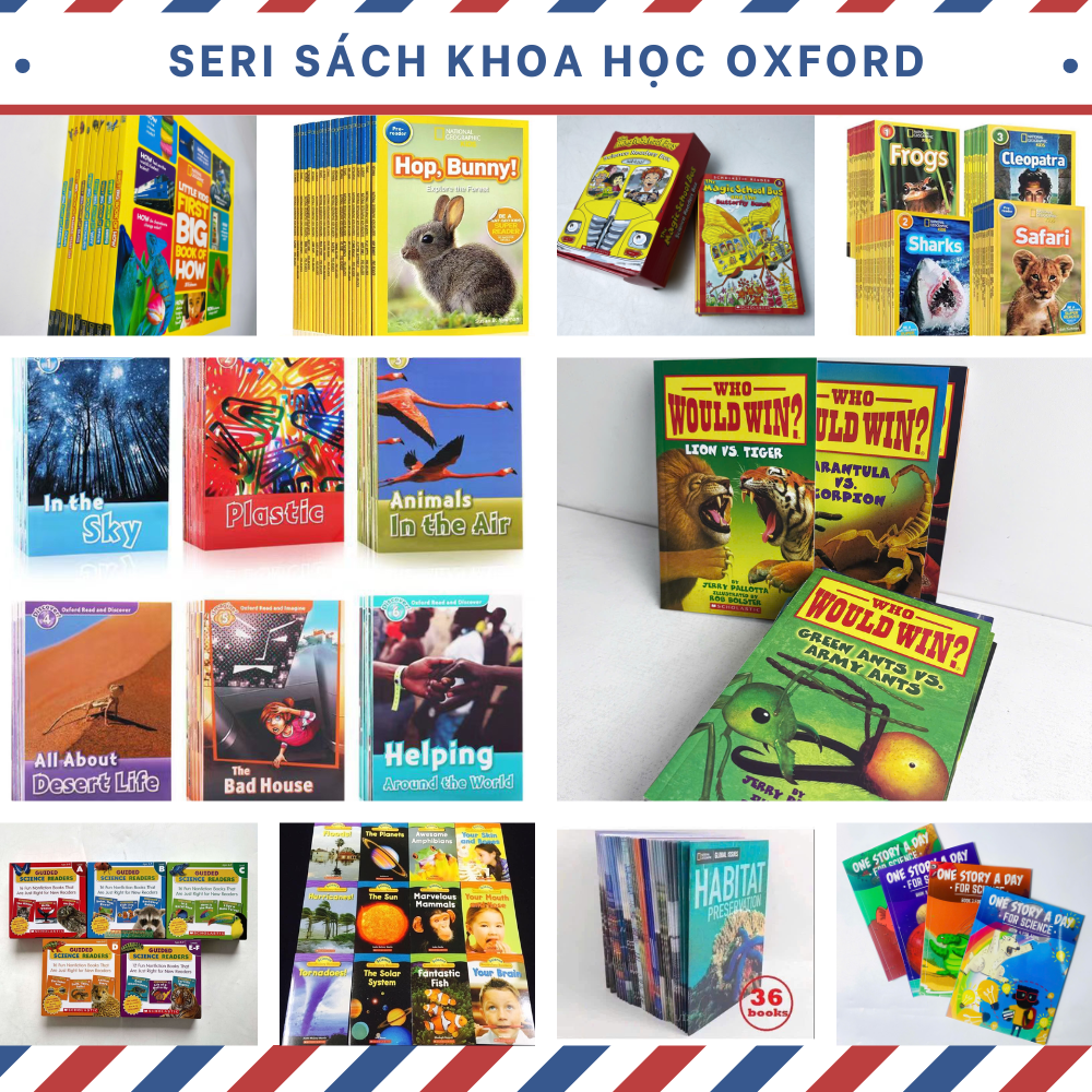 Bút chấm đọc tiếng Anh thông minh Lala - Đọc 120+ bộ sách tiếng Anh như Razkids, Oxford read and discover, Usborne library, Peppa Pig 24 Seri Sách Khoa học Oxford