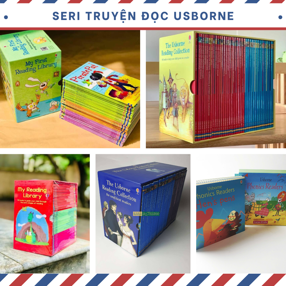 Bút chấm đọc tiếng Anh thông minh Lala - Đọc 120+ bộ sách tiếng Anh như Razkids, Oxford read and discover, Usborne library, Peppa Pig 25 Seri truyện đọc Usborne