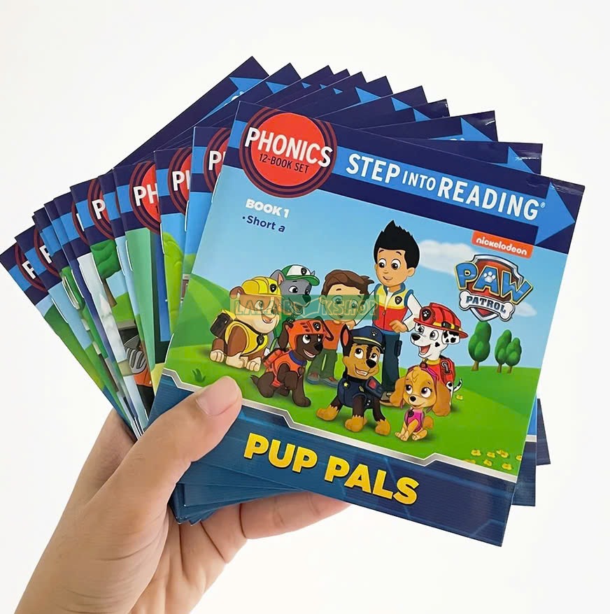 Step Into Reading - Phonics Patrol 12 books box, Chú chó cứu hộ Paw Patrol 9 Step Into Reading - Phonics Patrol
