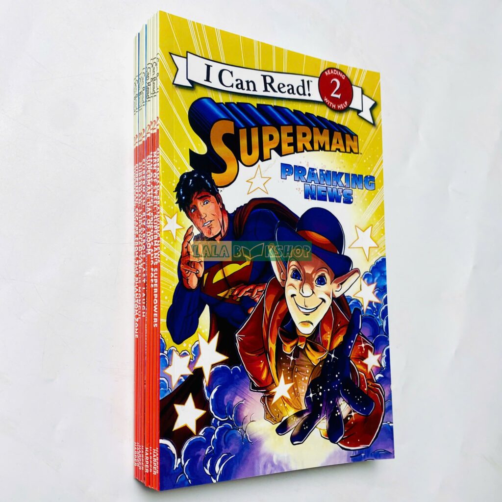 I Can Read! Level 2 – Chủ đề Superman (10 truyện tranh siêu anh hùng cực chất cho bé) 8 I Can Read! Level 2 – Superman