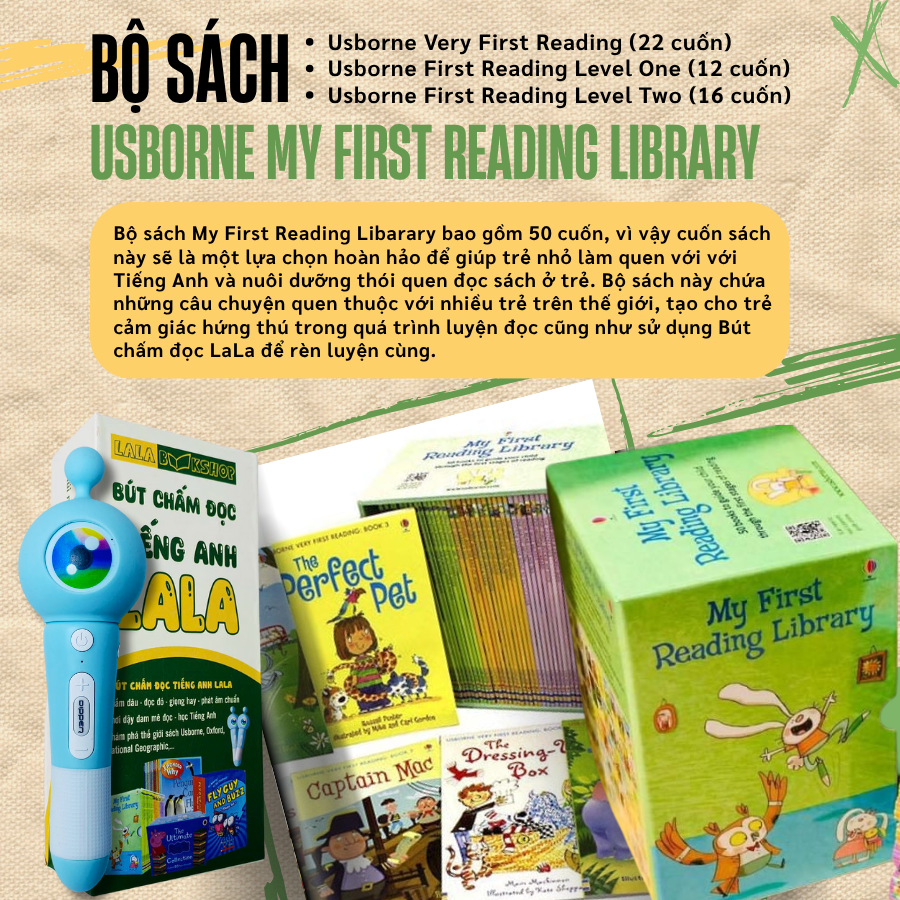 Tổng hợp những bộ sách của NXB Usborne kết hợp với Bút chấm đọc LaLa (Cập nhật 2025) 3 6