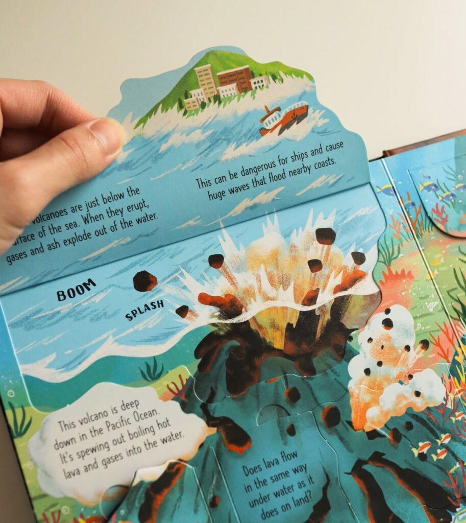 Usborne Look Inside Volcanoes and Earthquakes