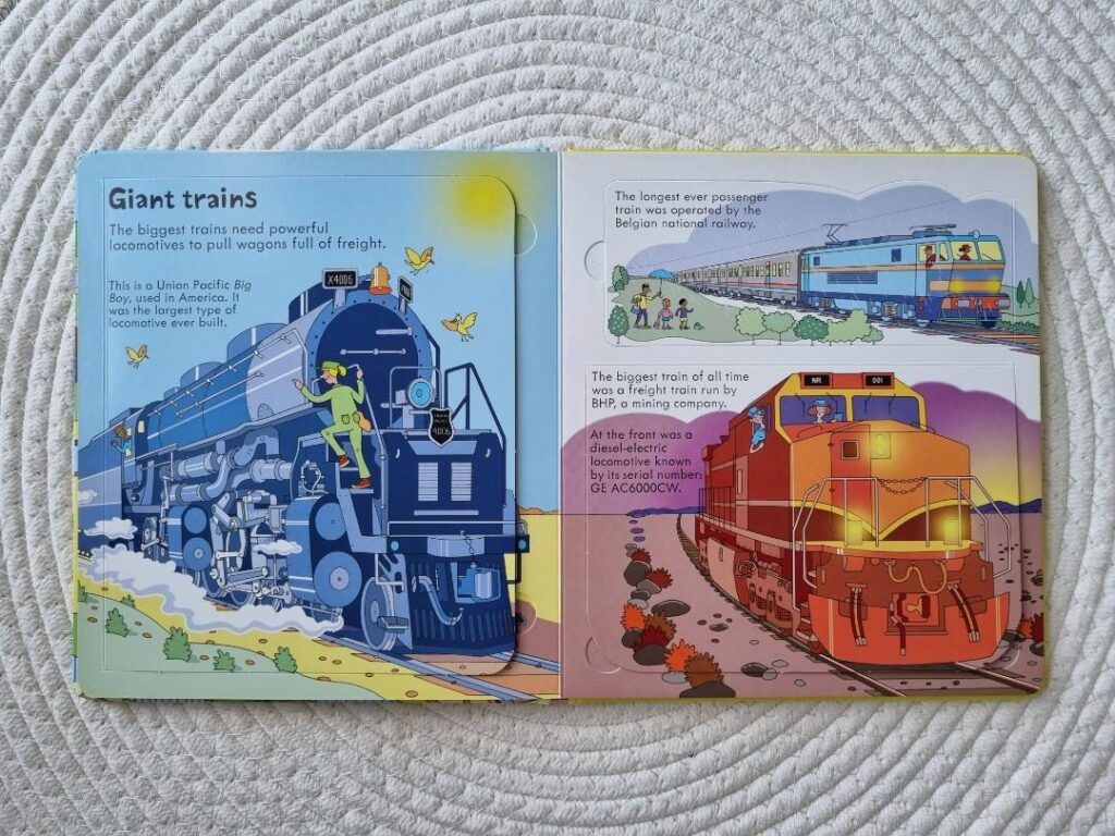  Usborne Look Inside Trains