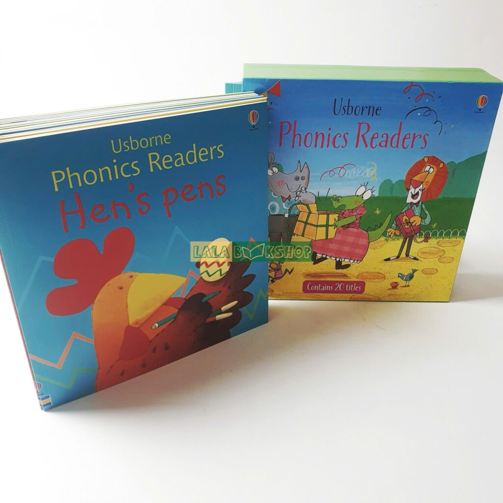 Hướng Dẫn Cách Dùng Bút Chấm Đọc Thông Minh Lala Để Bé Học Phonics Hiệu Quả Tại Nhà 4 Usborne Phonics Readers