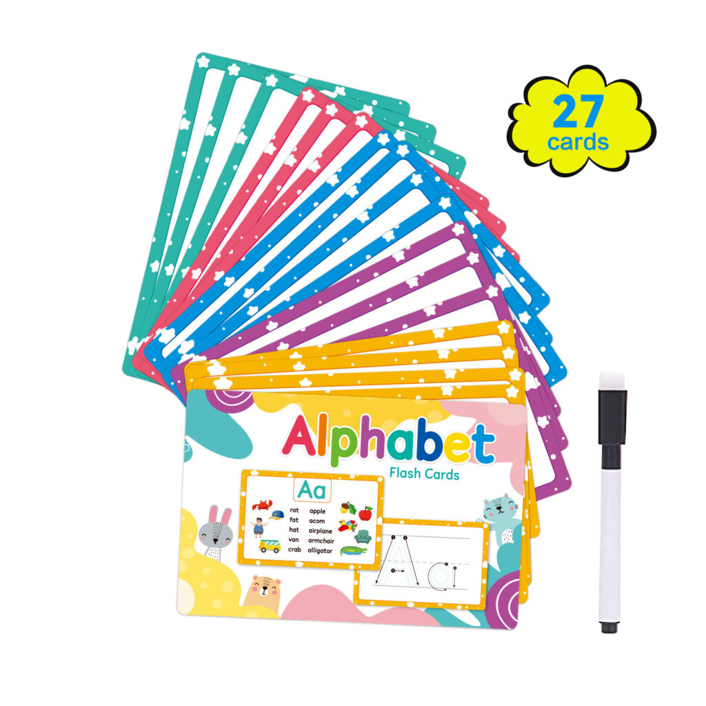 Bộ Flashcard Alphabet – Giải pháp thông minh giúp bé học chữ cái và từ vựng tiếng Anh hiệu quả! 15 Bộ Flashcard Alphabet gồm 27 thẻ học