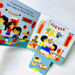 Sách Busy Chinese New Year – Bé đón Tết Nguyên Đán với sách kéo trượt Campbell