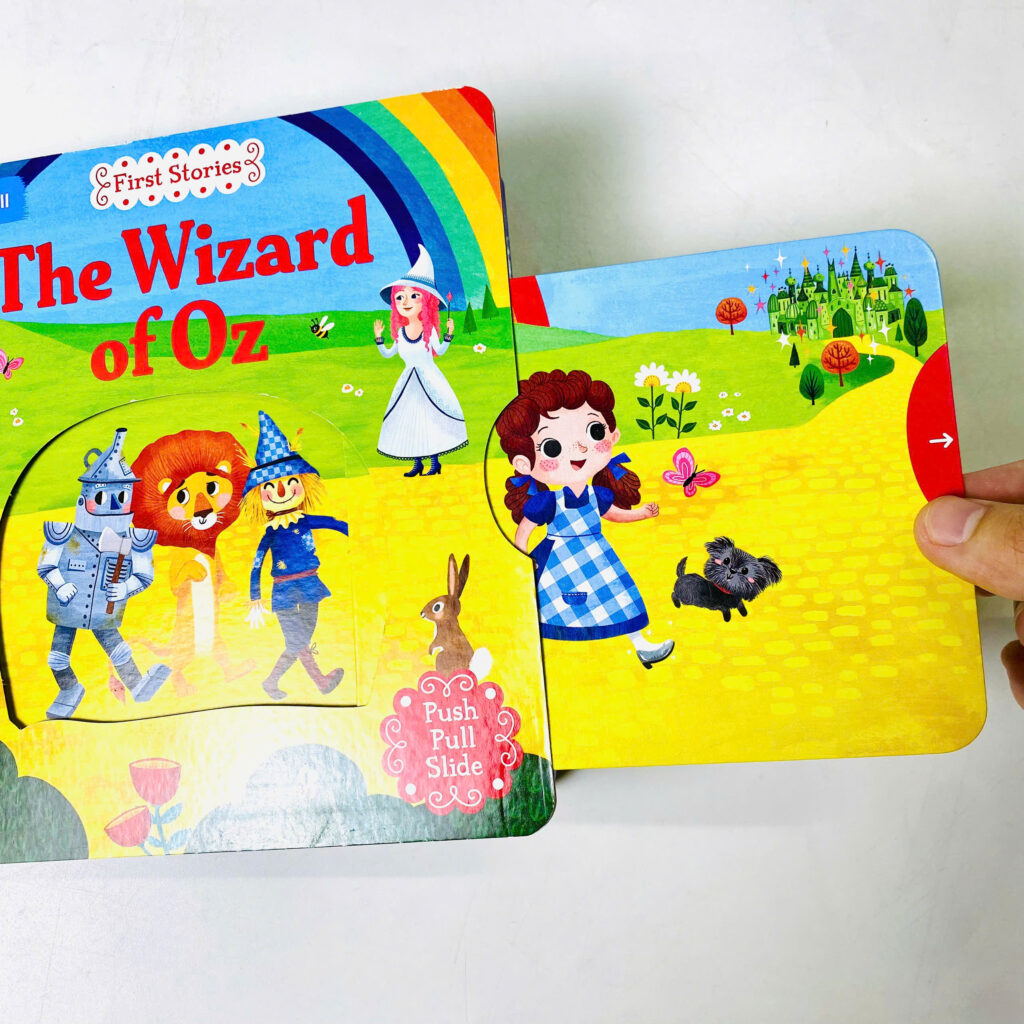 Sách The Wizard of Oz – sách cổ tích kéo trượt phép thuật cho bé