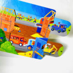 Sách Busy Builders – Bé khám phá công trường xây dựng qua sách kéo trượt