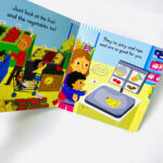 Sách Busy Shopping – Bé học kỹ năng mua sắm qua sách kéo trượt