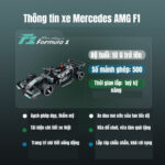 Mô Hình Xe Đua F1 Mercedes AMG – Bộ Lắp Ráp 500 Chi Tiết Cho Bé & Người Lớn 2 mô hình xe đua F1 Mercedes AMG