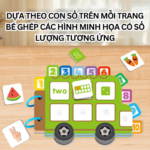 BỘ SÁCH BÓC DÁN HỌC SỐ (DIGITAL COGNITION QUIET BOOK) – HỌC TOÁN SỚM THEO CÁCH MONTESSORI 3 11