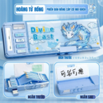 HỘP BÚT HỌC SINH ĐA NĂNG 2 MẶT – PHIÊN BẢN NÂNG CẤP CÓ KHÓA MÃ BẢO MẬT 8 14 1