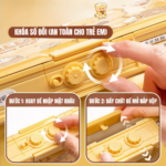 HỘP BÚT HỌC SINH ĐA NĂNG 2 MẶT – PHIÊN BẢN NÂNG CẤP CÓ KHÓA MÃ BẢO MẬT 2 17 1