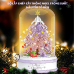BỘ LẮP GHÉP CÂY THÔNG NOEL TRONG SUỐT CÓ ĐÈN – MÓN QUÀ GIÁNG SINH Ý NGHĨA DÀNH TẶNG CHO BÉ YÊU 3 4 1