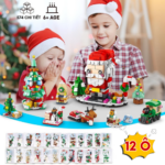 BỘ LẮP GHÉP HỘP MÙ NOEL (12 Ô) – 574 CHI TIẾT VUI NHỘN ĐÓN GIÁNG SINH CÙNG BÉ 2 my design 2
