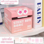 Sticky Note Màu Trong Suốt Ánh Ngọc Trai – Ghi Chú Đẹp, Dán Sách Không Lem, Tiện Dụng Gấp Đôi 6 z7094467540154 e8b33aeb7f880b6fec197c515facf050