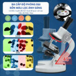 Bộ Kính Hiển Vi Khoa Học Cho Bé – Phóng Đại Đến 1200×, Khám Phá Thế Giới Vi Sinh 3 Bộ Kính Hiển Vi Khoa Học Cho Bé