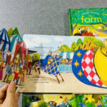 Hình minh họa sinh động trong sách Usborne Peep Inside giúp bé học tiếng Anh tự nhiên