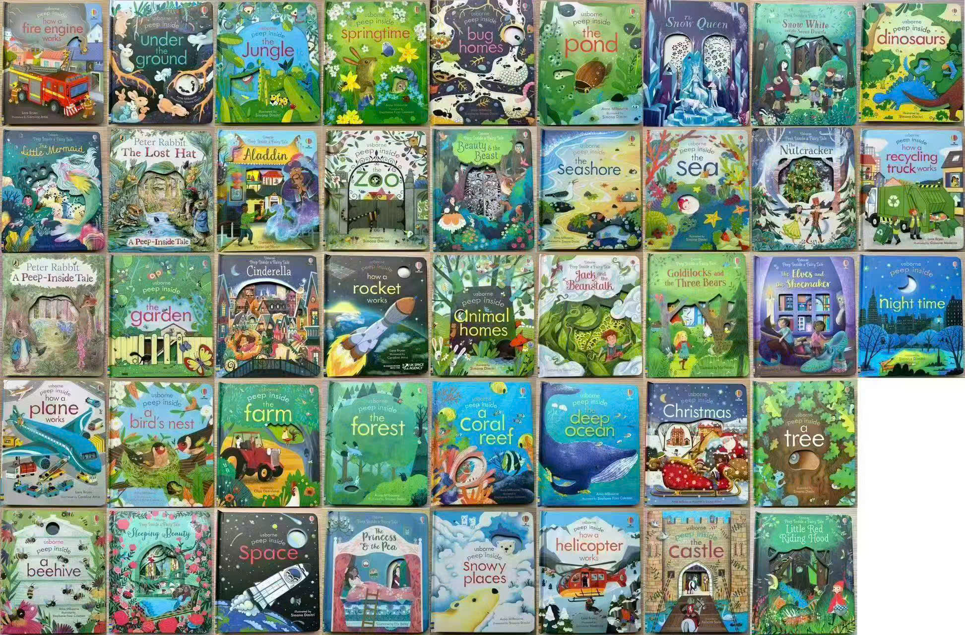 USBORNE PEEP INSIDE SERIES USBORNE PEEP INSIDE SERIES