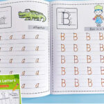 Trace Letters – Alphabet Handwriting Practice Workbook c