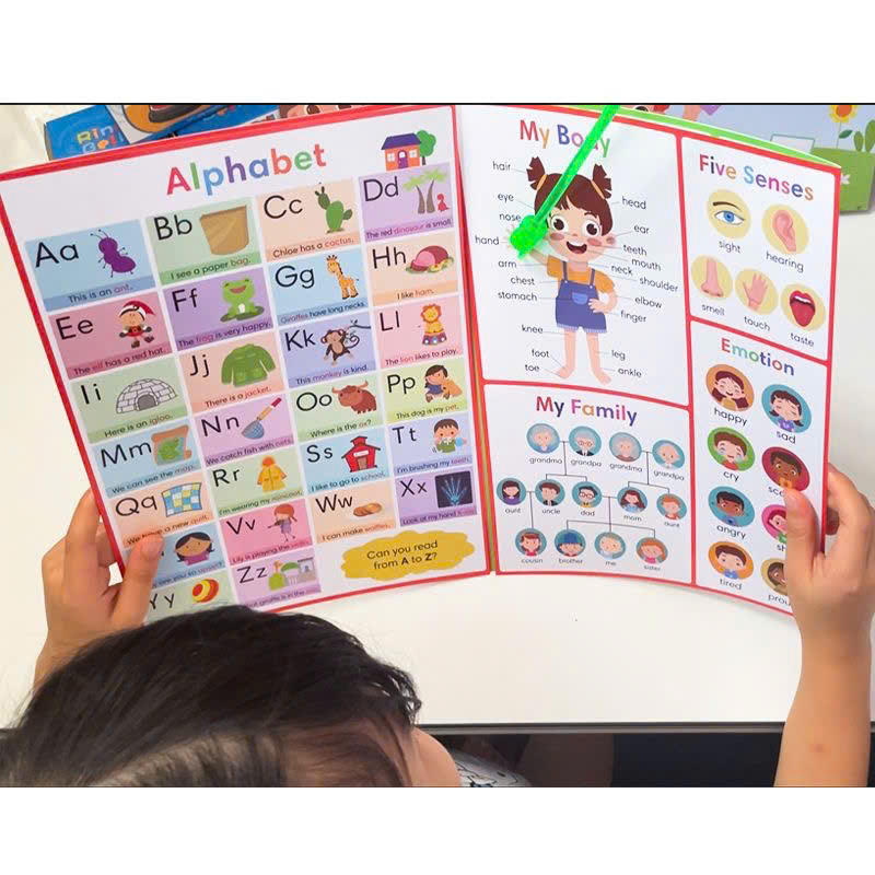 Bảng Học Tiếng Anh My First Learning Chart – Trợ Thủ Học Ngôn Ngữ Đầu Đời Cho Bé 8 Bảng Học Tiếng Anh My First Learning Chart