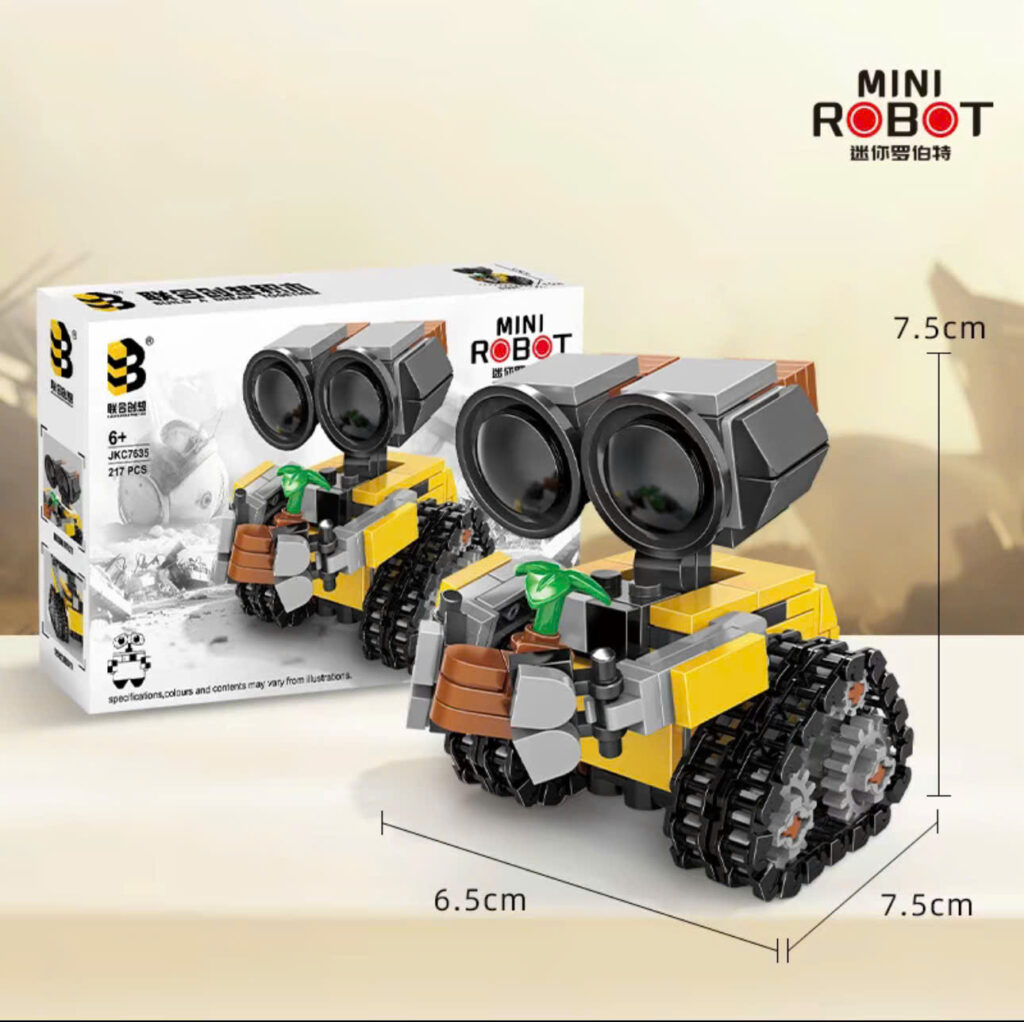 ĐỒ CHƠI LẮP RÁP MINI ROBOT – KHƠI DẬY TƯ DUY SÁNG TẠO CHO BÉ 7 đồ chơi lắp ráp mini robo