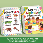 My Mini Alphabet Phonics Cards – Bộ Thẻ Học Phát Âm & Chữ Cái Tiếng Anh Đầu Đời Cho Bé 2–6 Tuổi