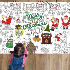 Tranh Cuộn Tô Màu Khổ Lớn 2m