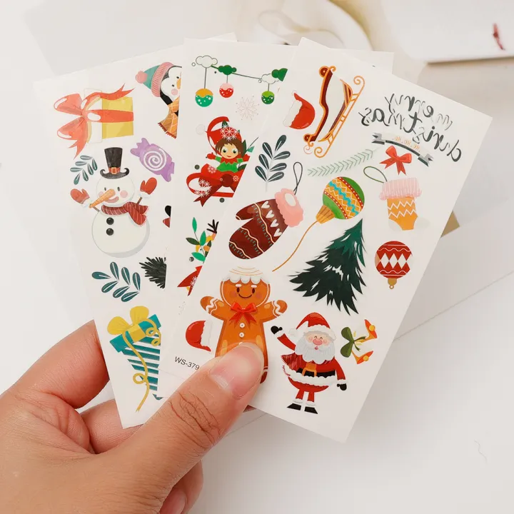 Sticker Dạ Quang Giáng Sinh – Hình Dán Phát Sáng Noel Siêu Đáng Yêu Cho Bé 8 Đa dạng Sticker Dạ Quang Giáng Sinh