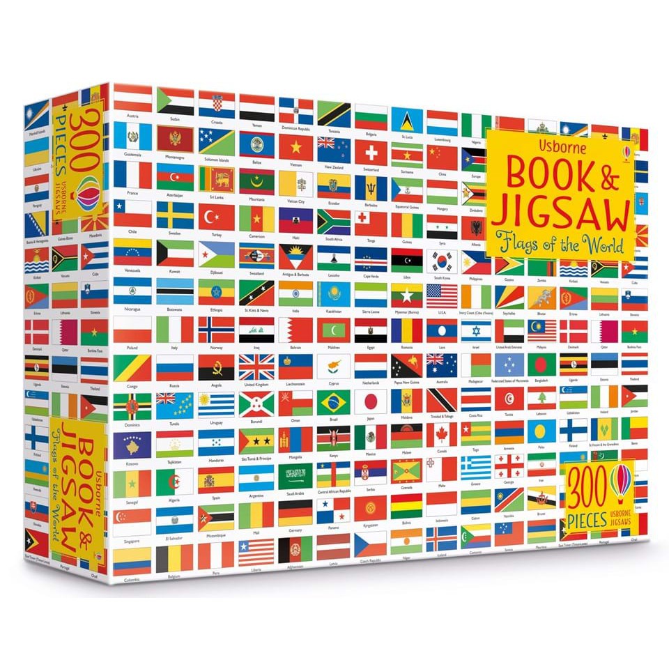 Usborne Flag Book and Jigsaw b93adb4864d7b698807dc67ba4a24436