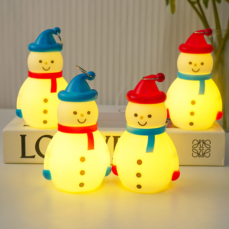 Đèn Người Tuyết Phát Sáng – Trang Trí Noel Lung Linh, Ấm Áp Yêu Thương 8 Đèn người tuyết phát sáng – ánh sáng vàng dịu