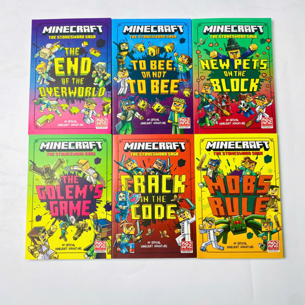 6 cuốn Minecraft The Stonesword Saga