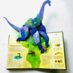 Pop up bên trong cuốn Encyclopedia Dinosaurs 3D