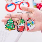 MÓC KHÓA GIÁNG SINH 2D – PHỤ KIỆN NOEL SIÊU XINH DÀNH CHO BÉ 1 Móc Khóa Giáng Sinh 2D – Quà Noel