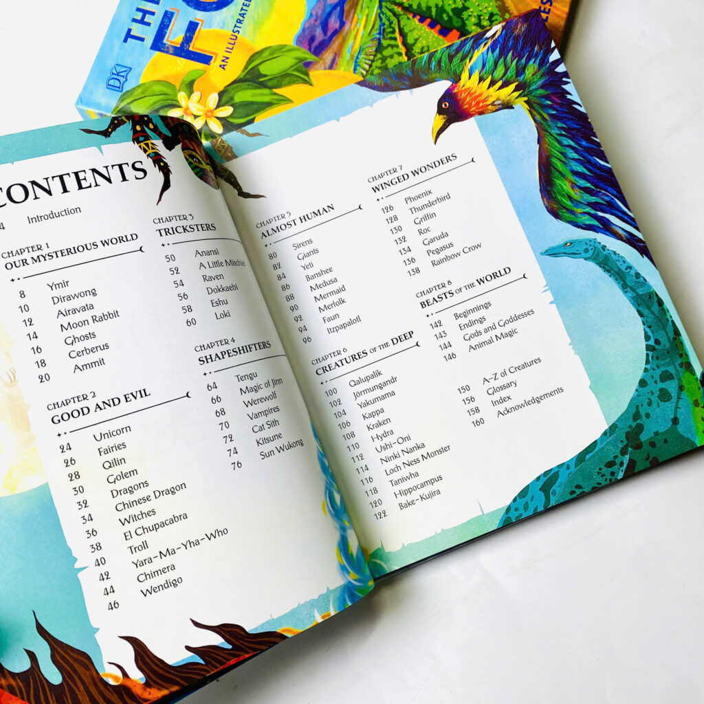 Nội dung DK The Book of Mythical Beasts & Magical Creatures