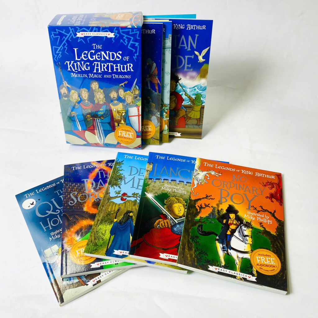 Boxet 10 cuốn The Legends of King Arthur