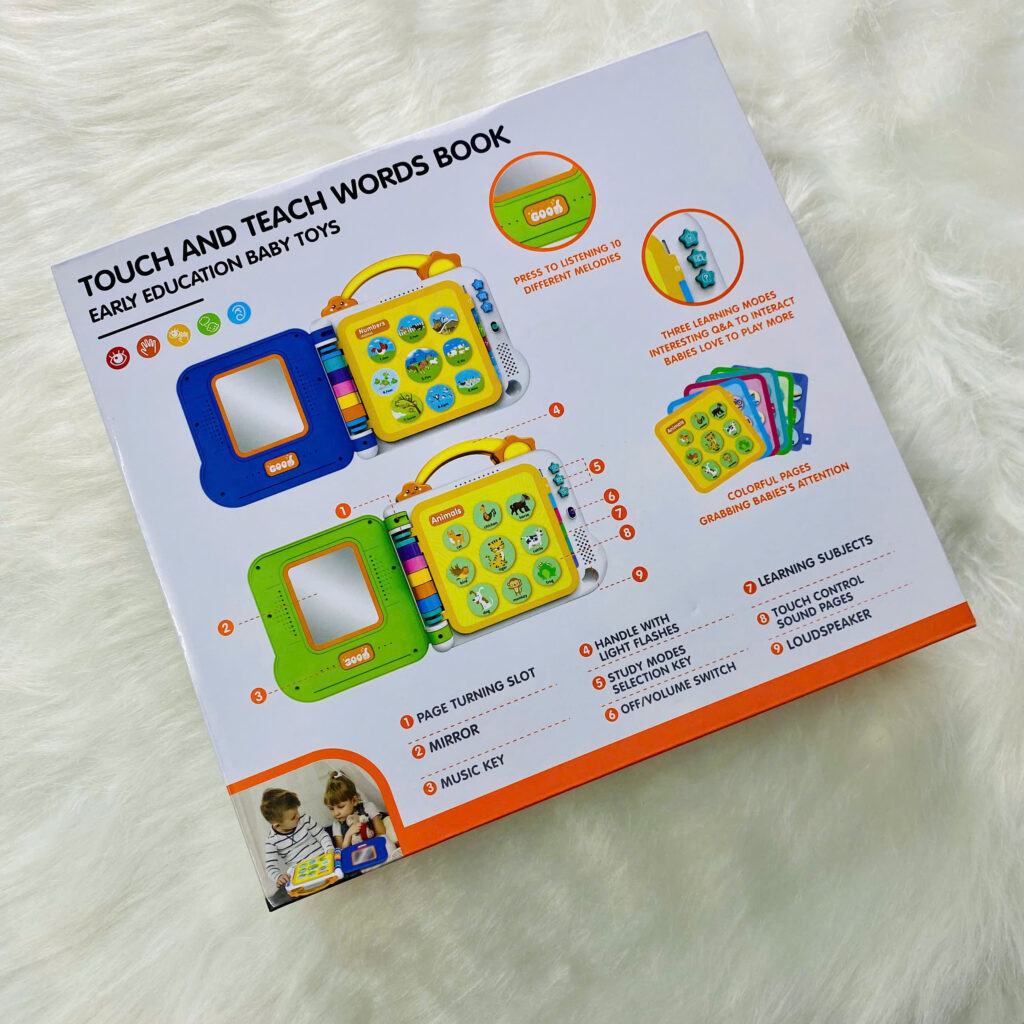 Touch And Teach Words Book | Sách Âm Thanh Tiếng Anh Cho Bé